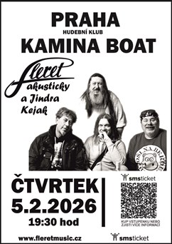 Fleret akusticky a Jindra Kejak na lodi