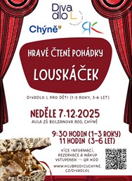 Hravé čtení pohádky Louskáček (Divadlo L)