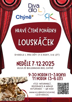 Hravé čtení pohádky Louskáček (Divadlo L)