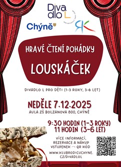 Hravé čtení pohádky Louskáček (Divadlo L)