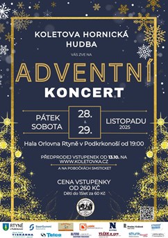 Adventní koncert Koletovy hornické hudby