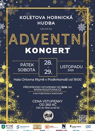 Adventní koncert Koletovy hornické hudby