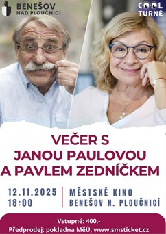 Večer s Janou Paulovou a Pavlem Zedníčkem