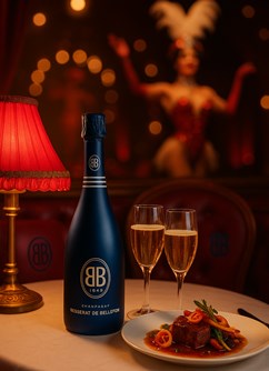 Champagne cabaret show by Besserat de Bellefon