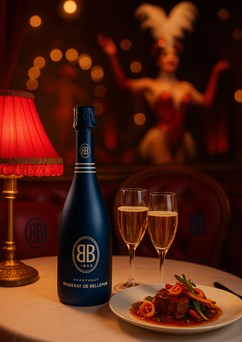 Champagne cabaret show by Besserat de Bellefon