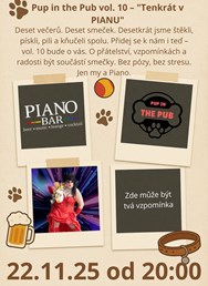 Pup in the Pub vol.10 - Tenkrát v PIANU