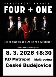 Světová hudba pro 4 saxofony a zpěv