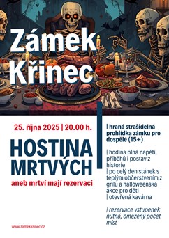 Zámek Křinec | Strašidelná prohlídka pro dospělé