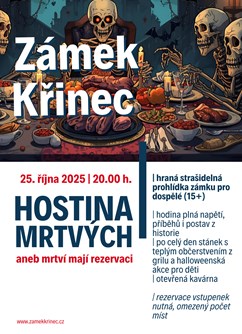Zámek Křinec | Strašidelná prohlídka pro dospělé