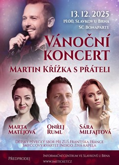 Vánoční koncert Martina Křížky a jeho přátel