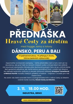 Hravé cesty za štěstím - mezi hygge, lamy a lotosy