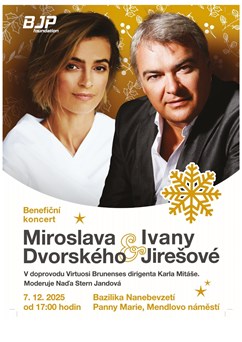 Adventní koncert BJP Foundation: Miroslav Dvorský & Jirešová