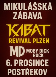 Mikulášská zábava – Kabát Revival Plzeň & Moby Dick Rock