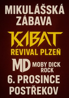 Mikulášská zábava – Kabát Revival Plzeň & Moby Dick Rock