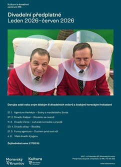 Divadelní předplatné leden - červen 2026 Divadelní předplatné leden - červen 2026
