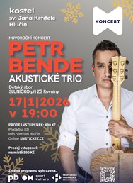 Novoroční koncert PETR BENDE akustické trio 