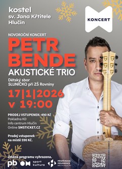 Novoroční koncert PETR BENDE akustické trio 