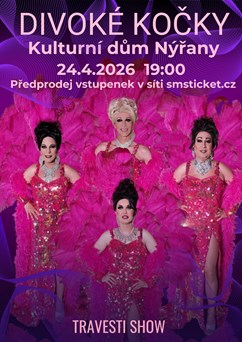 Travesti show Divoké kočky v KD Nýřany