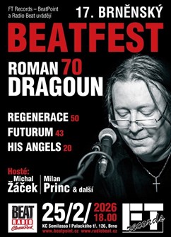 17. Brněnský Beatfest 2026 - Roman Dragoun 70