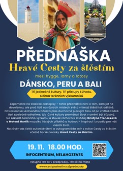 Hravé Cesty za štěstím - mezi hygge, lamy a lotosy Hravé Cesty za štěstím - mezi hygge, lamy a lotosy