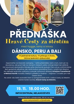 Hravé Cesty za štěstím - mezi hygge, lamy a lotosy
