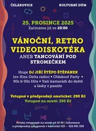Vánoční retro videodiskotéka, aneb tancování pod stromečkem Vánoční retro videodiskotéka, aneb tancování pod stromečkem