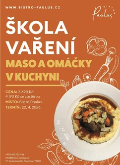 Škola vaření s Romanem Paulusem - Maso a omáčky v kuchyni Škola vaření s Romanem Paulusem - Maso a omáčky v kuchyni
