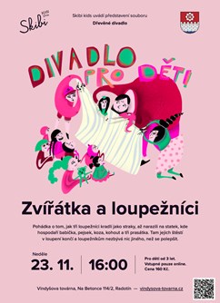 Divadlo pro děti - Zvířátka a loupežníci