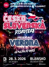 Československá Diskotéka + host Verona Československá Diskotéka + host Verona