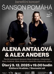 Večer šansonů - Alena Antalová & Alex Anders pro MODRÝ KRUH