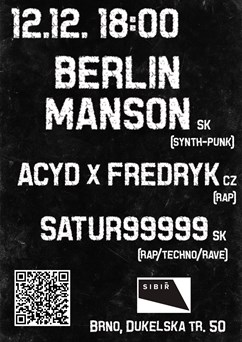 BERLIN MANSON // ACYD x FREDRYK // SATUR99999
