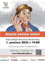 Beseda: Krása českých měst očima DAVIDA VÁVRY