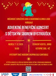 Adventní benefiční koncert s dětským sborem Bystroušek