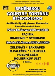Brněnská Country fontána Řečkovice 2026