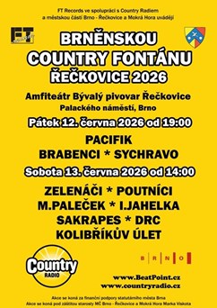 Brněnská Country fontána Řečkovice 2026