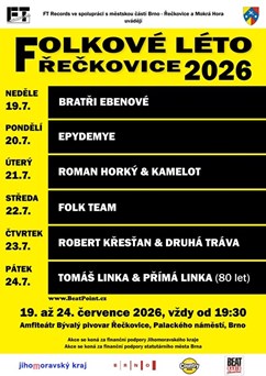 Bratři Ebenové - Folkové léto Řečkovice 2026