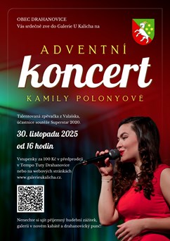 Adventní koncert Kamily Polonyové