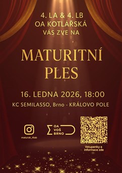 Maturitní ples 4.LAB, OA Kotlářská