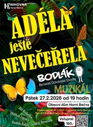 Muzikál ADÉLA JEŠTĚ NEVEČEŘELA