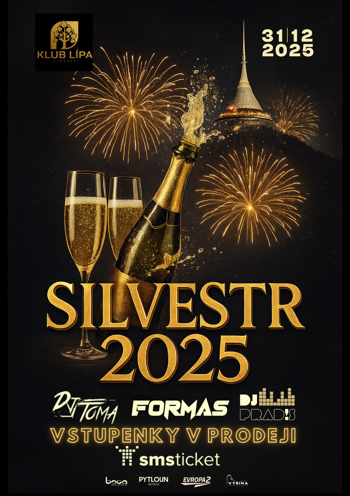SILVESTR 2025 | Klub Lípa Liberec