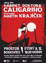 Kabinet doktora Caligariho / živá hudba: Martin Krajíček
