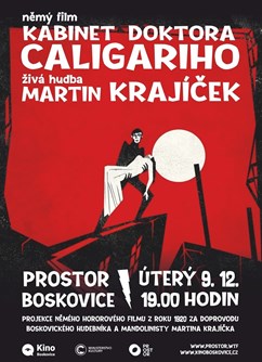 Kabinet doktora Caligariho / živá hudba: Martin Krajíček