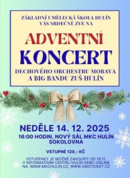 Adventní koncert Dechového orchestru Morava a Big bandu