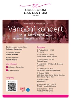 Vánoční koncert Collegium Cantantium