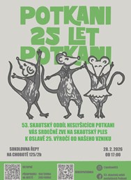 Skautský ples - Výročí Potkani 25let