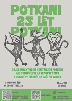 Skautský ples - Výročí Potkani 25let