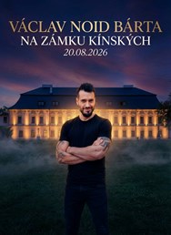 Václav Noid Bárta v amfiteátru zámeckého parku Kinských