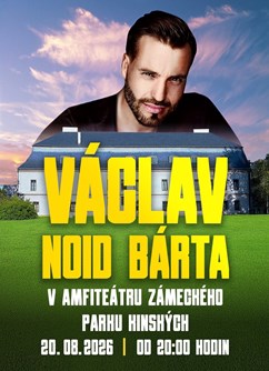 Václav Noid Bárta v amfiteátru zámeckého parku Kinských