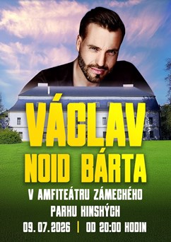 Václav Noid Bárta v amfiteátru zámeckého parku Kinských