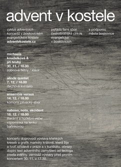 4. Adventní koncert: NABOSO / NOTA / AKCIDENT